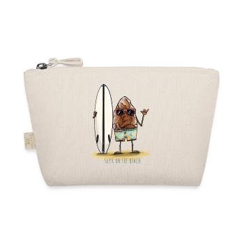 Silex on the beach - Organic Pouch - nature - Front