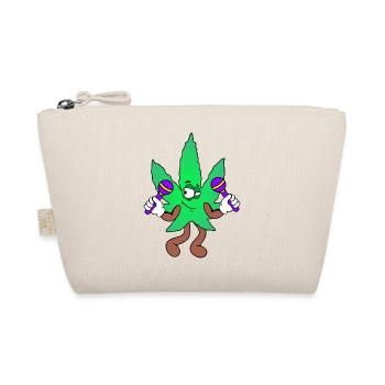Der Bloom - Dancing Bloom Weed Cannabis Marihuana - Bio-Täschchen - Natur - Vorne