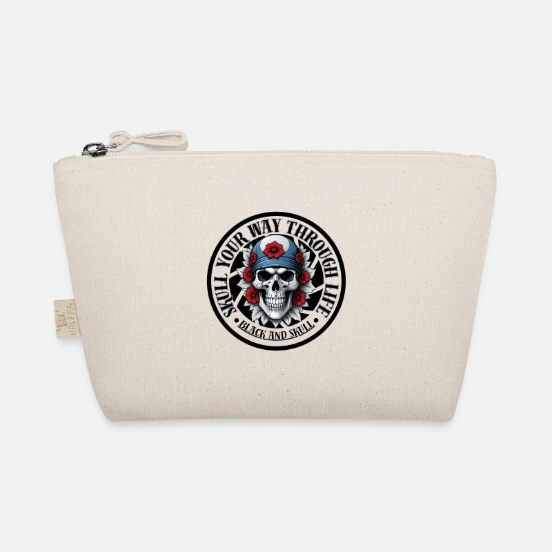 Skull Your Way Through Life - Bio-Täschchen - Natur