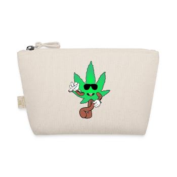 Der Bloom - Weed Cannabis Stoned Hanf Marihuana - Bio-Täschchen - Natur - Vorne