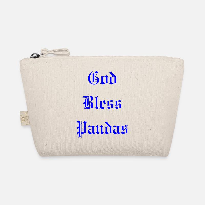 GodBlessPandas - Bio-Täschchen - Natur