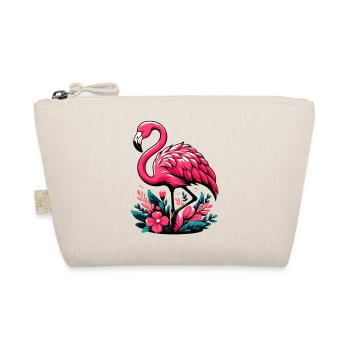 Flamingo - Bio-Täschchen - Natur - Vorne