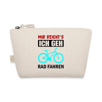 mir reichts rad fahren - Bio-Täschchen - Natur - Vorne