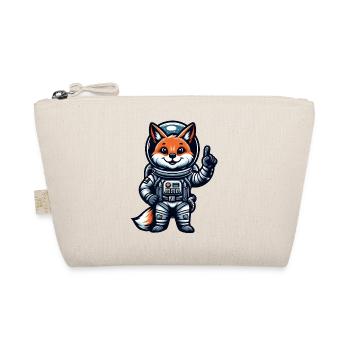 Astronaut Fox Space Cosmonaut Universe - Organic Pouch - nature - Front