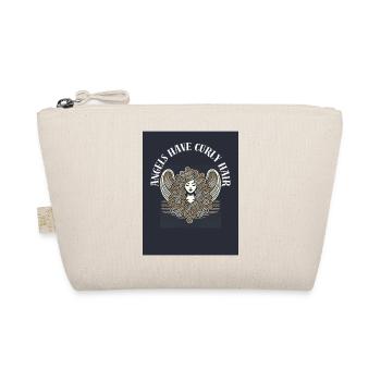 Angels have curly hair - Women's Bag, Cup, T-shirt - Organic Pouch - nature - Front