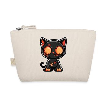 Chat Halloween Bande dessinée drôle - Trousse biologique - nature - Devant