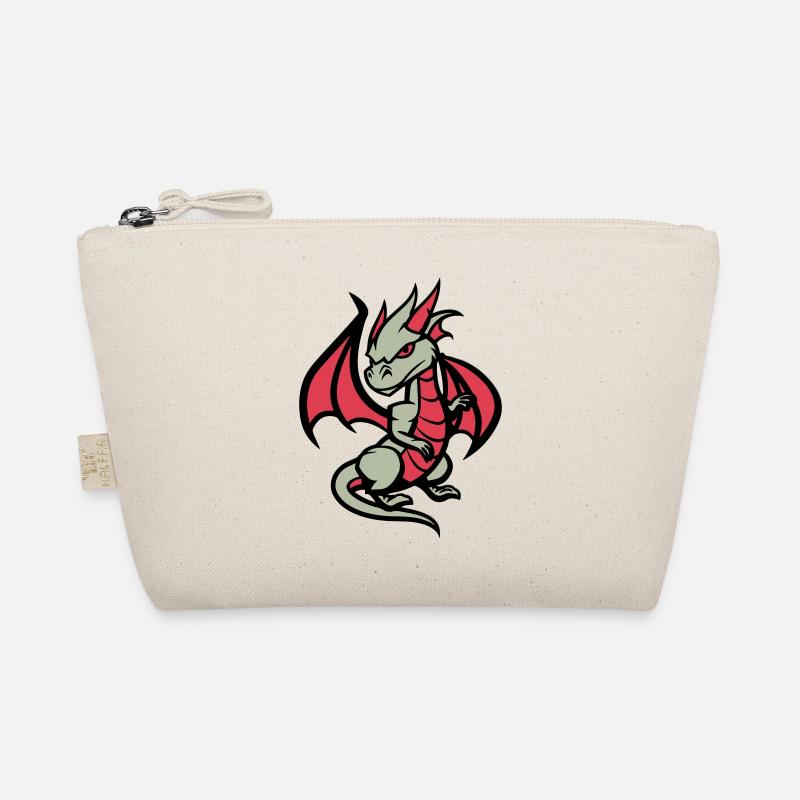 drache comic Bio-Täschchen