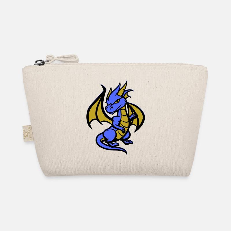 drache comic Bio-Täschchen