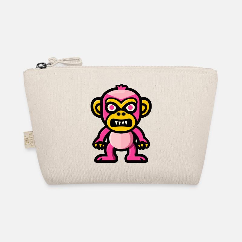 Monkey Halloween Comic Funny Organic Pouch