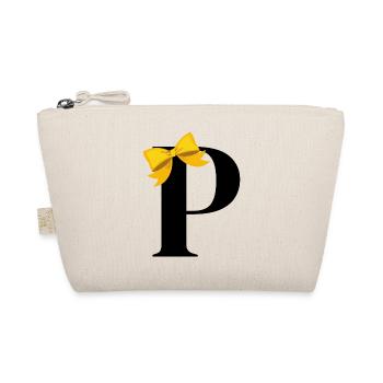 Lettre p nœud jaune - Trousse biologique - nature - Devant