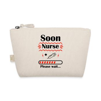 Soon to be a nurse - Please be patient - Organic Pouch - nature - Front