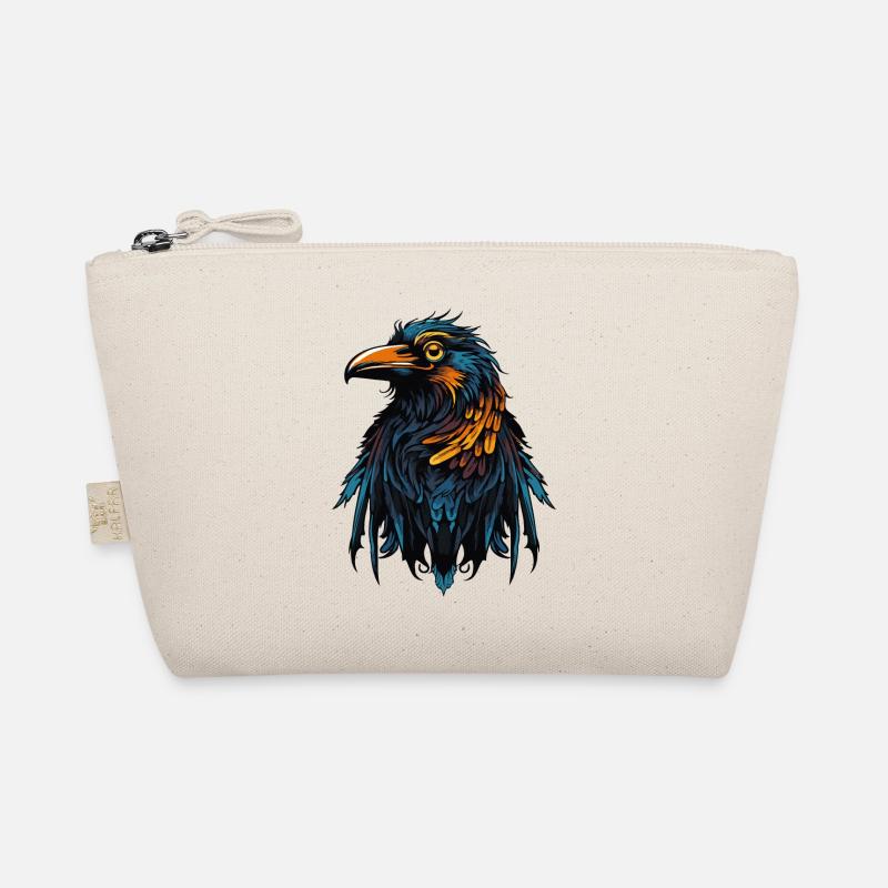 Rabe Vogel Bio-Täschchen
