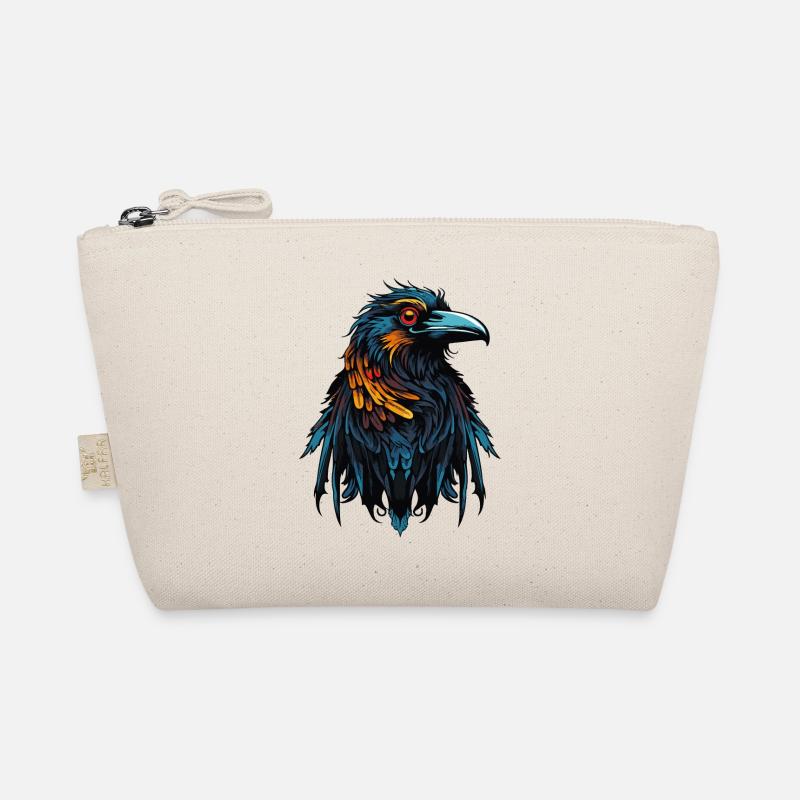 Rabe Vogel Bio-Täschchen