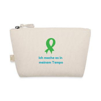 I do it at my pace - Organic Pouch - nature - Front