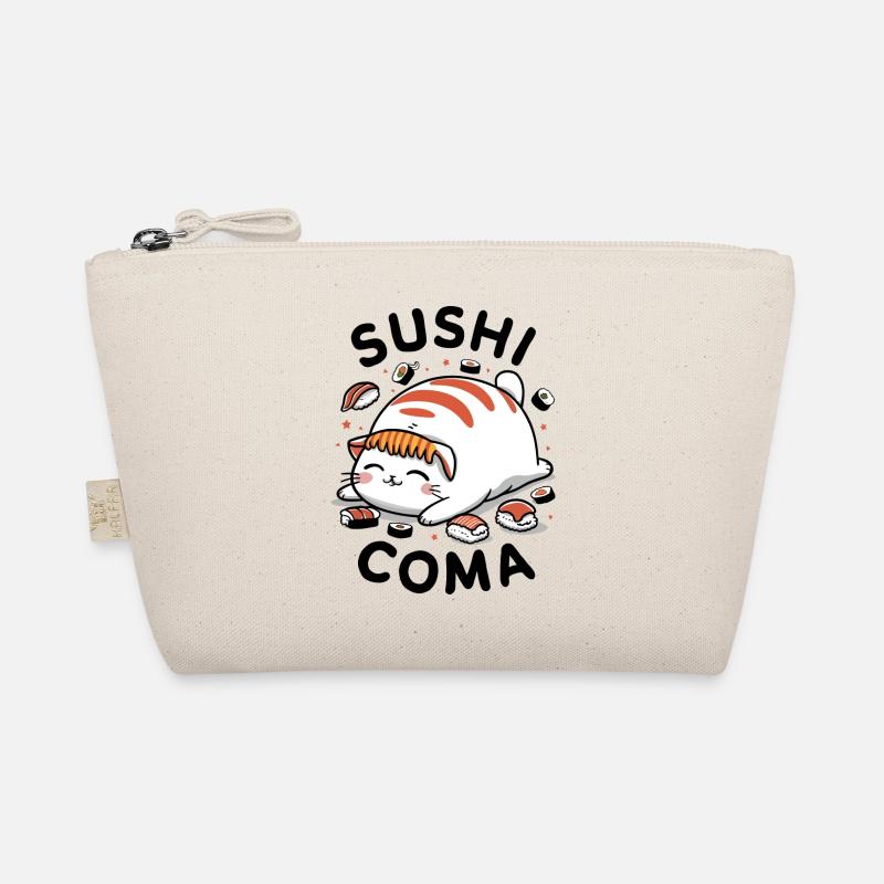 Sushi-Katze - Bio-Täschchen - Natur