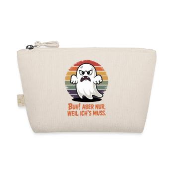 Zorniger Geist im Retro Regenbogen - Bio-Täschchen - Natur - Vorne