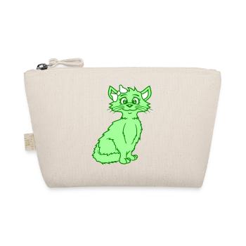 mignon fille chat jolie arc femme femme - Trousse biologique - nature - Devant