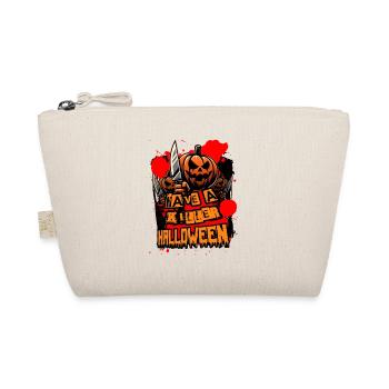 Killer Halloween Pumpkin - Organic Pouch - nature - Front