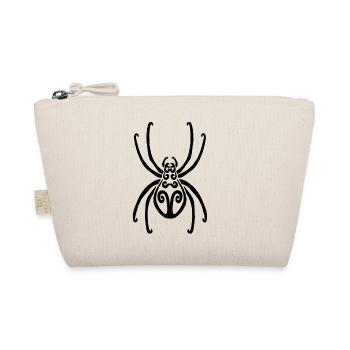 Black Spider - Organic Pouch - nature - Front
