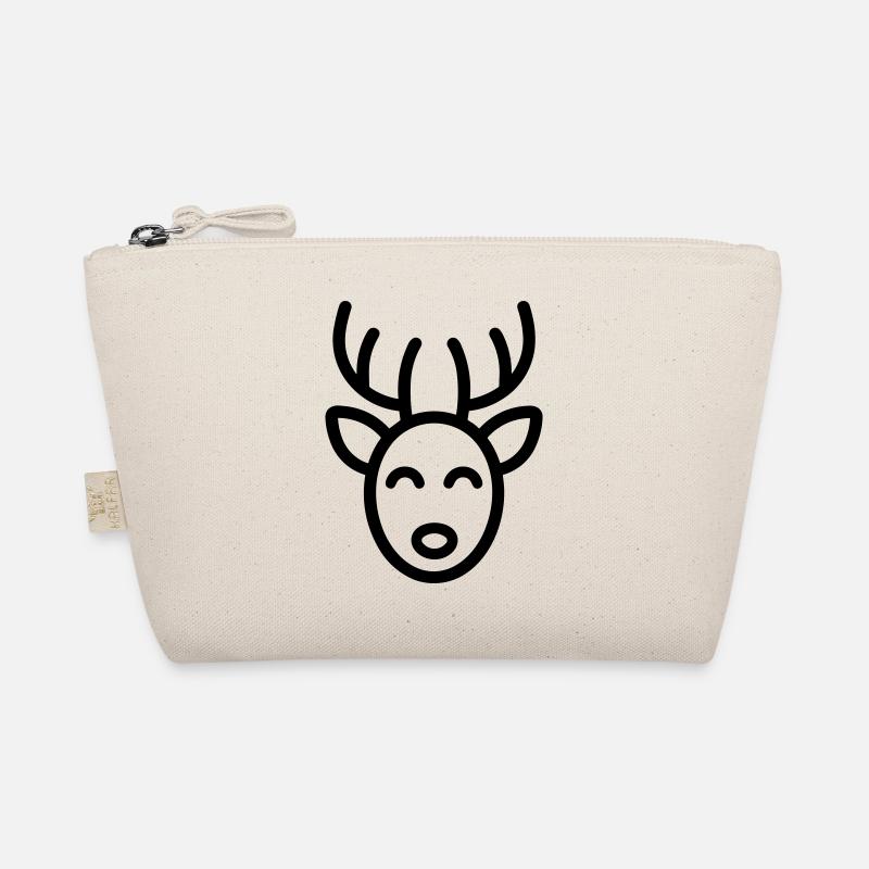 Weihnachtsrentiere Bio-Täschchen