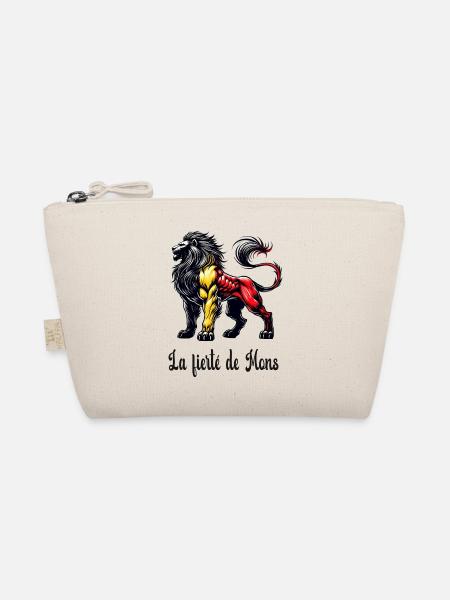 Motif du drapeau lion de Mons - Trousse biologique - nature - Devant