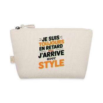 Idée cadeau drôle design retard - Trousse biologique - nature - Devant