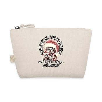 drôle Père Noël Bulldog chiens de Noël - Trousse biologique - nature - Devant