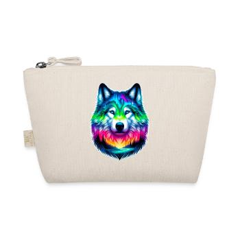 Wolf - Organic Pouch - nature - Front