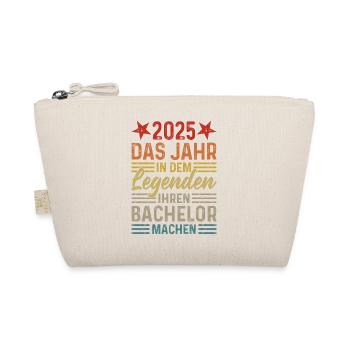 2025 - Jahr in dem Legenden ihren Bachelor machen - Bio-Täschchen - Natur - Vorne