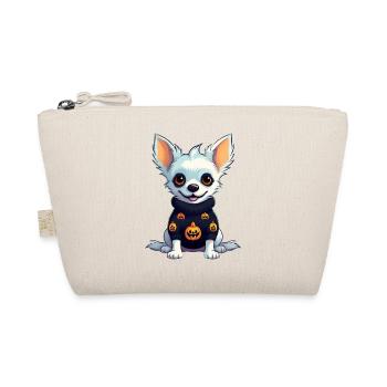 Chihuahua Hallooween Pullover - Bio-Täschchen - Natur - Vorne