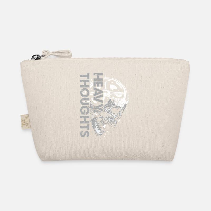 Skull Vinyl Pulse Graphic Organic Pouch