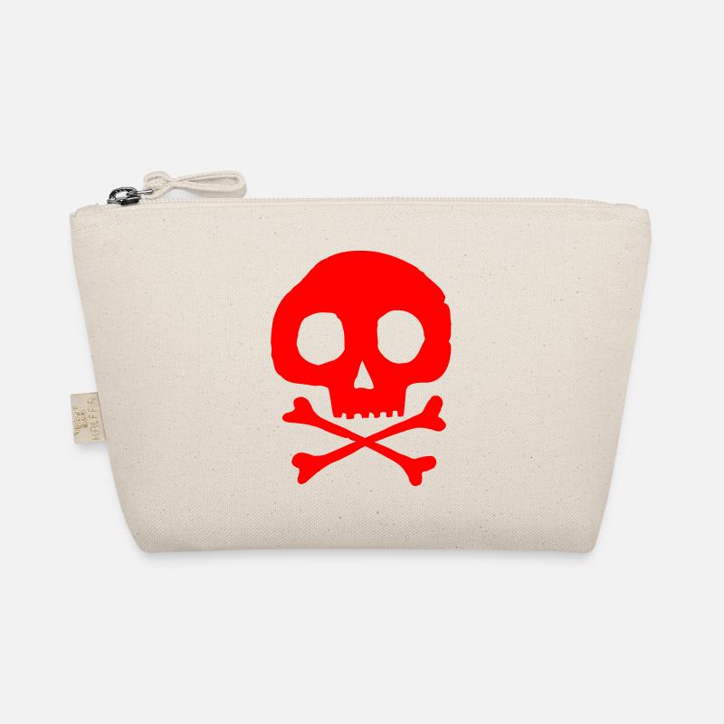 Skull and bones Organic Pouch