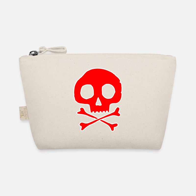 Skull and bones Organic Pouch