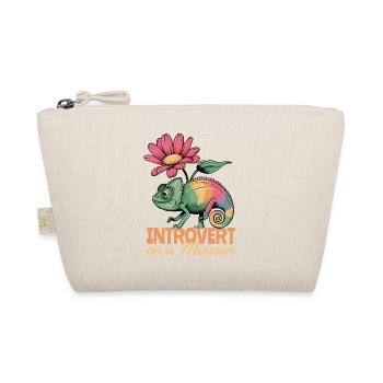 Introvert on a Mission – Chameleon Power - Organic Pouch - nature - Front
