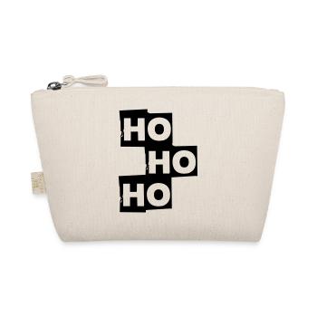 Ho ho ho Weihnachten - Bio-Täschchen - Natur - Vorne