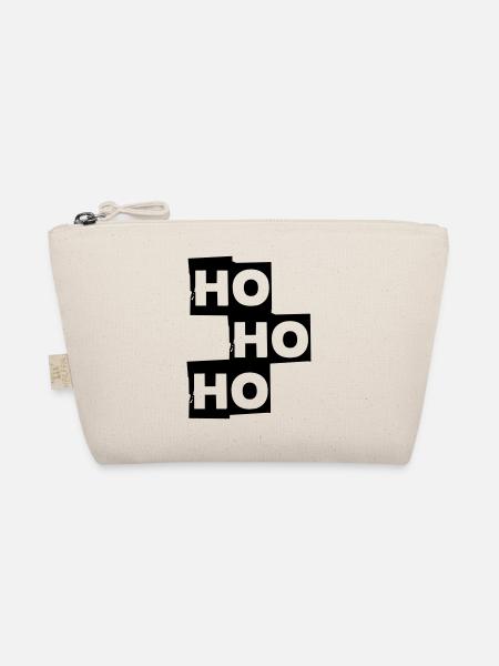 Ho ho ho Christmas - Organic Pouch - nature - Front