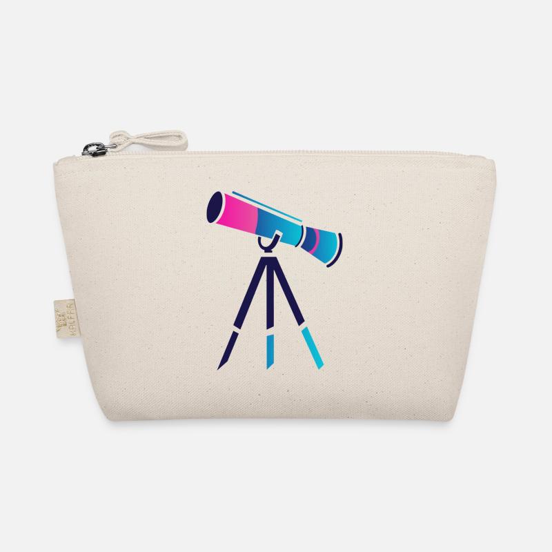 Flat and Colorful Telescope Design Organic Pouch