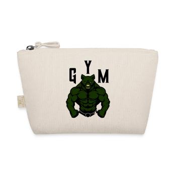 Bear Comic Gym Beast - Organic Pouch - nature - Front