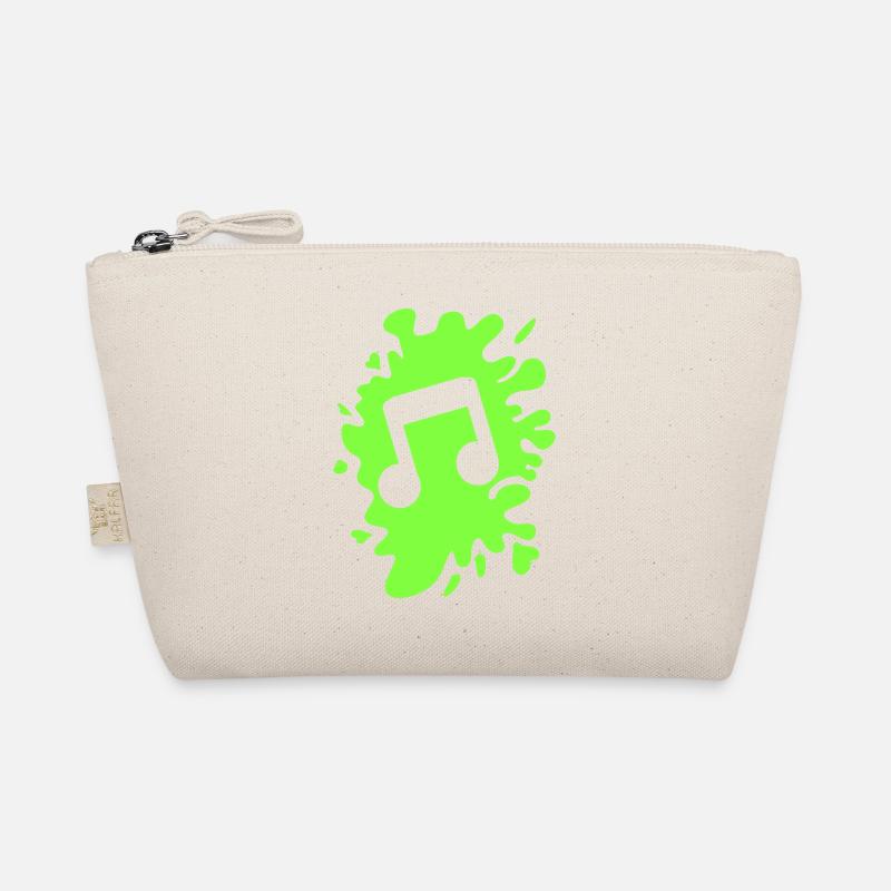 Musiknote Klecks Bio-Täschchen