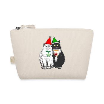 LES CHATS DE NOËL - Trousse biologique - nature - Devant