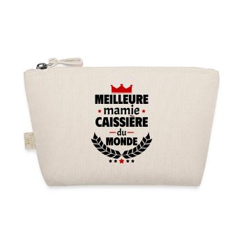 Meilleure mamie caissière du monde, caisse, noël - Trousse biologique - nature - Devant