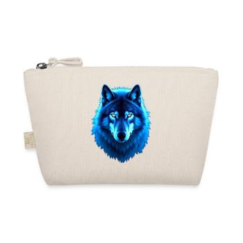 Blue wolf glow - Organic Pouch - nature - Front