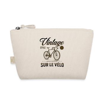 Vintage Bike - Organic Pouch - nature - Front