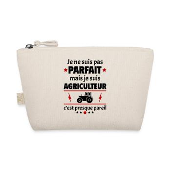 Pas parfait mais agriculteur, fête des pères, noël - Trousse biologique - nature - Devant