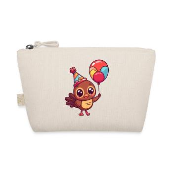 Truthan Birthday Comic Cute - Organic Pouch - nature - Front