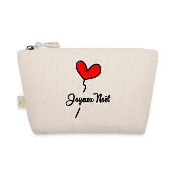 CHRISTMAS. MERRY CHRISTMAS. FIR. HAPPY NEW YEAR - Organic Pouch - nature - Front