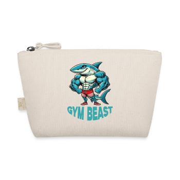 Musculation fitness bande dessinée requin - Trousse biologique - nature - Devant