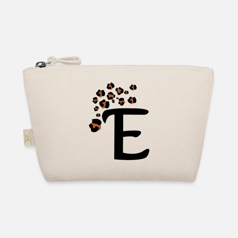 Lettre e motifs léopard Trousse biologique