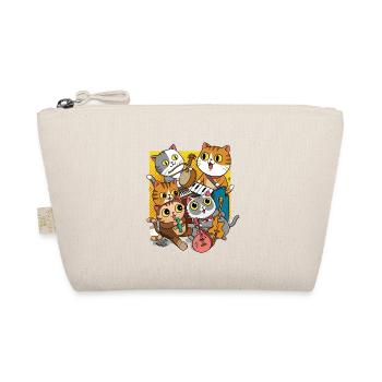 Chats heureux et musicaux - Trousse biologique - nature - Devant