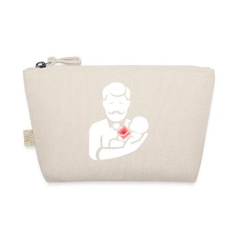papa père papou humour blague cadeau t - Trousse biologique - nature - Devant